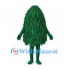 Shaggy Monster Mascot Costume in Green