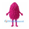 Shaggy Monster Mascot Costume in Pink