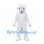 Dog Mascot Costume in White with Floppy Ears