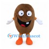 Potato Mascot Costume in Brown with Orange Shoes