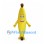 Banana Mascot Costume in Yellow with Brown Tips