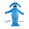 Dog Mascot Costume in Blue with Long Floppy Ears