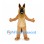 German Shepherd Mascot Costume in Tan and Black