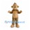 Monkey Mascot Costume in Brown with Cream Belly