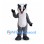 Badger Mascot Costume in Gray with Black and White Face