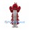 Lobster Mascot Costume in Red with Gray Belly
