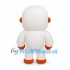 Astronaut Mascot Costume in White with Orange Face
