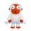 Astronaut Mascot Costume in White with Orange Face
