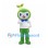 Sprout Character Mascot Costume in Green with White Shirt