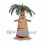 Palm Tree Mascot Costume with Brown Trunk and Green Fronds
