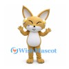 Fennec Fox Mascot Costume in Tan with Large Ears