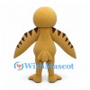 Bird Mascot Costume in Tan with Brown Wing Stripes