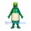 Bottle Mascot Costume in Green with Yellow Cap and Cream Label