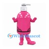 Soap Dispenser Mascot Costume in Pink with White Pump