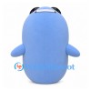 Seal Mascot Costume in Blue with Black Sunglasses