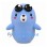 Seal Mascot Costume in Blue with Black Sunglasses