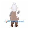 Gnome Mascot Costume with Glasses and Star Apron
