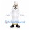 Bottle Mascot Costume in White with Black Glasses and Boots