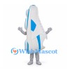 Sneaker Mascot Costume in White with Blue Panels
