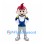 Boy Mascot Costume with Red Spiky Hair and Silver Space Trousers