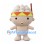 Baby Mascot Costume with Patterned Headband and White Diaper