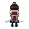 Warrior Girl Mascot Costume with Burgundy Headband and Tunic