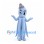 Squid Mascot Costume in Light Blue with Long Tentacles