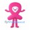 Pink Ribbon Mascot Costume with Smiling Face