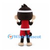 Monkey Mascot Costume with White Goggles and Red Robe