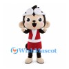 Monkey Mascot Costume with White Goggles and Red Robe