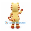 Boy Mascot Costume with Yellow Tiger Hooded Suit