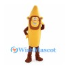 Monkey Mascot Costume with Yellow Banana Body
