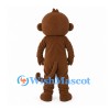 Monkey Mascot Costume in Brown with Cream Face and Belly
