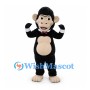 Chimpanzee Mascot Costume in Black with Cream Face and Belly