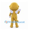 Duck Mascot Costume in Yellow with Small White Wings