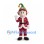 Elf Mascot Costume with Green Hat and Red Patterned Coat
