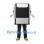 Trash Bin Mascot Costume in Gray and Black
