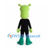 One-Eyed Monster Mascot Costume in Green and Black