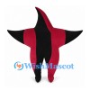 Pinwheel Mascot Costume in Red and Black