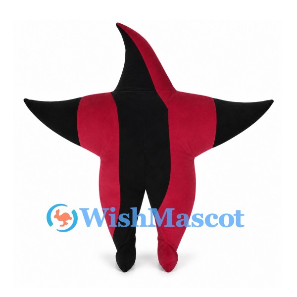 Pinwheel Mascot Costume in Red and Black