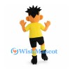 Boy Mascot Costume with Yellow Shirt and Roller Skates