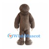 Sloth Mascot Costume in Brown with Long Shaggy Fur