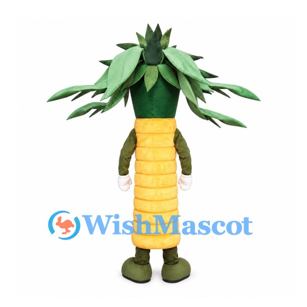 Palm Tree Mascot Costume with Black Sunglasses