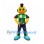 Yellow Robot Mascot Costume with Green Circuit Board Chest