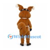 Kangaroo Mascot Costume with Blue Boxing Gloves and Headband