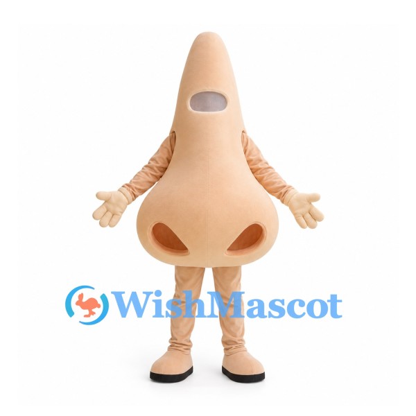 Nose Mascot Costume in Beige