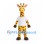Giraffe Mascot Costume with White T-Shirt