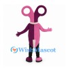 Scissors Mascot Costume in Pink and Purple