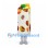 Tropical Fruit Juice Carton Mascot Costume with Green Cap