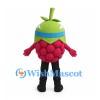 Raspberry Mascot Costume with Blue Goggles